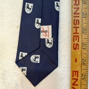 Horse Racing Equestrian Derby Prancing Necktie Silk Blue Vani-Ties Louisville KY
